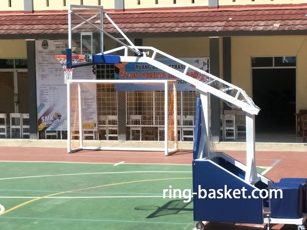 jual tiang basket portabel